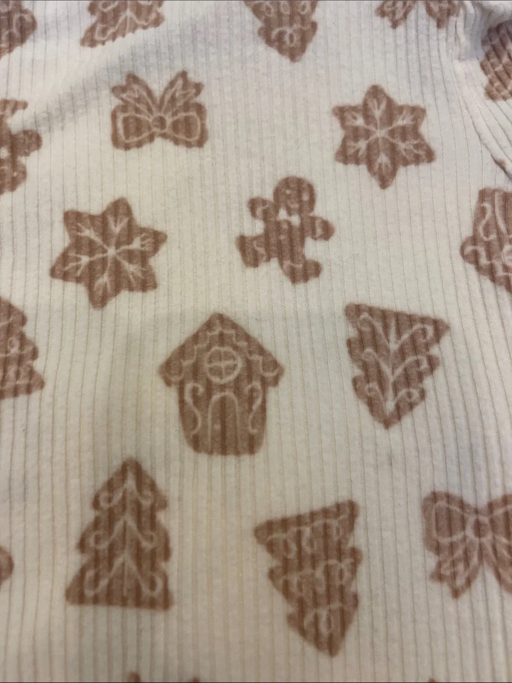 Cat & Jack Ribbed Gingerbread Legging Set 12M